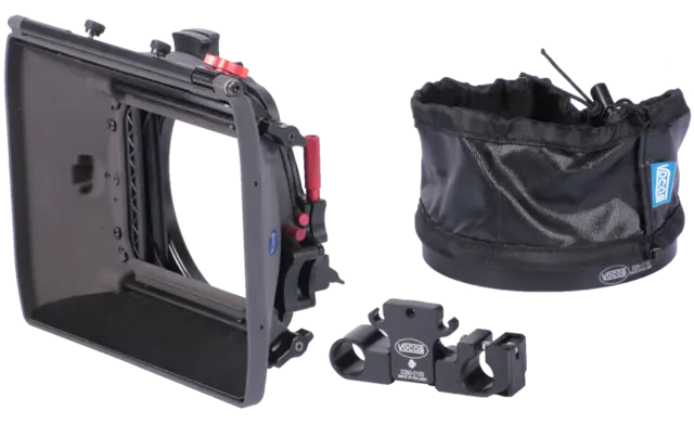Vocas Matte box MB-256 Kit 2 Stage 4"x4" + Donut + Rail Adapter 