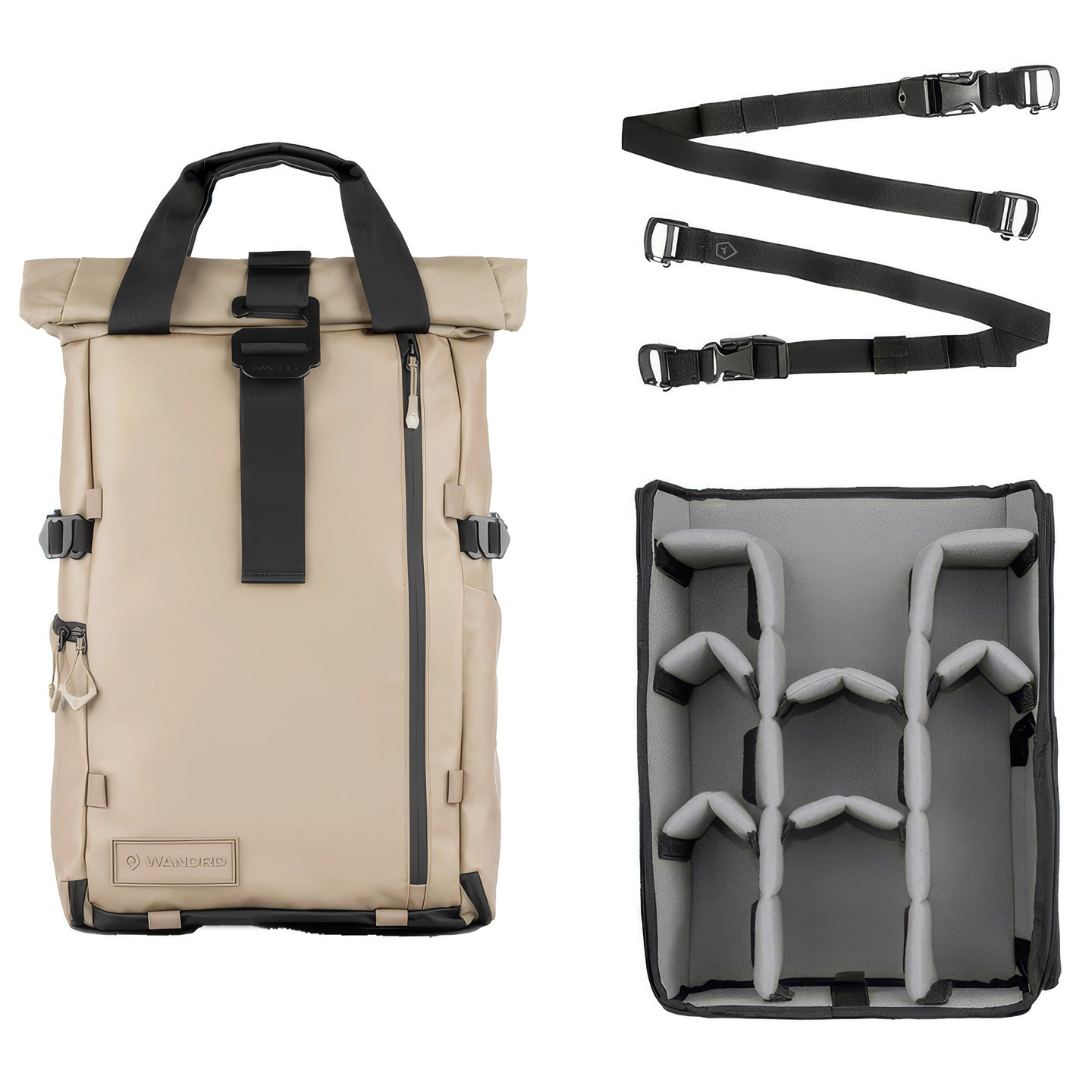 WANDRD PRVKE 31L Pro Photography Bundle 31L. Yuma Tan Inkl Pro+ Cube