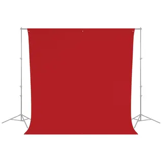 Westcott Wrinkle-Resistant Backdrop Scarlet Red 2,74 x 3,05 m (9'x10')