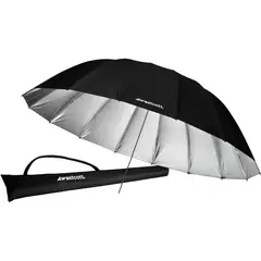 Westcott Standard Umbrella Silver 7ft ø1,78m (2,1m)  Parabolisk paraply SØLV