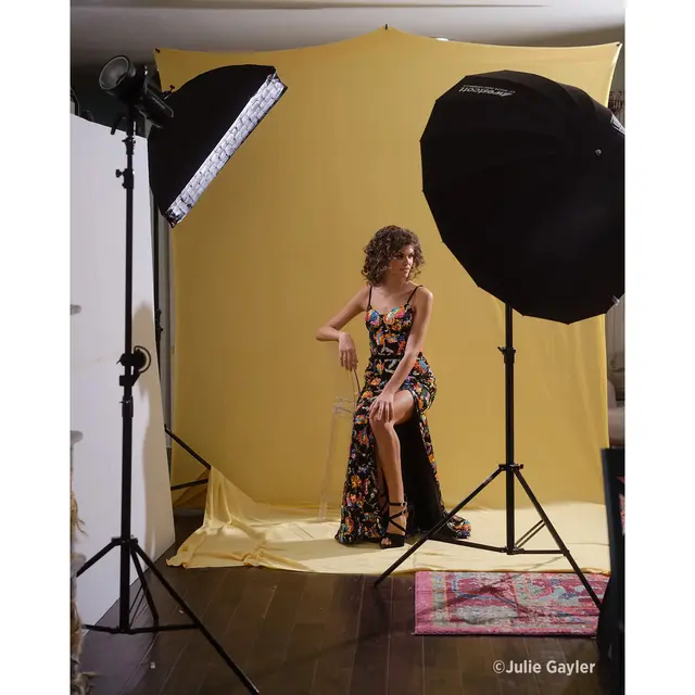 Westcott X-Drop No-Wrinkles Backdrop Canary Yellow 1,5 x 3,66 m 