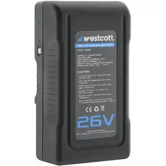Westcott 26V Lithium-Ion Battery V-Mount batteri. 150Wh/5,8Ah