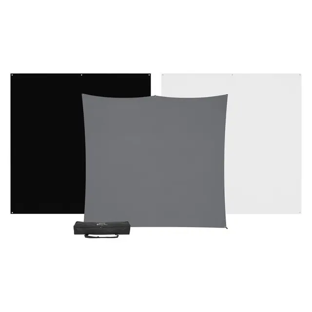 Westcott X-Drop Pro 3-Pack Backdrop Kit 8x8 