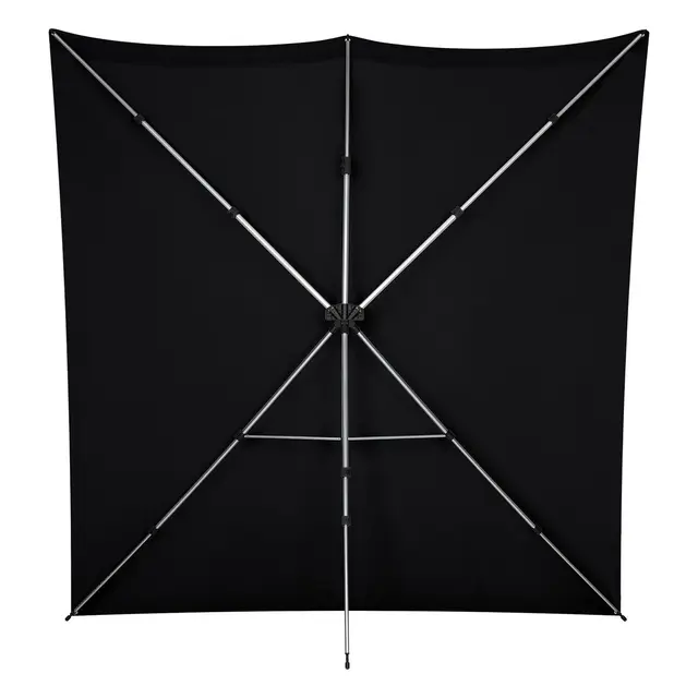 Westcott X-Drop Pro Bakgrunn Kit 8x8 2,4 x 2,4 m Rich Black 