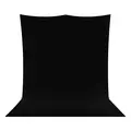Westcott X-Drop Pro Bakgrunn 8x13 Sort 2,4 x 4 m Rich Black  m/slep