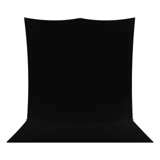Westcott X-Drop Pro Bakgrunn 8x13 Sort 2,4 x 4 m Rich Black  m/slep