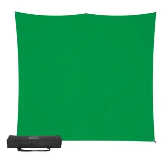 Westcott X-Drop Pro Bakgrunn Kit 8x8 2,4 x 2,4m Chroma-Key Green