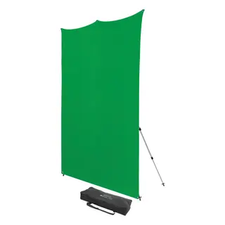 Westcott X-Drop Pro Bakgrunn Kit 8x8 2,4 x 2,4m Chroma-Key Green