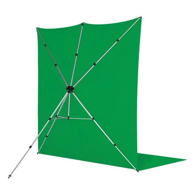Westcott X-Drop Pro Bakgrunn Kit 8x13 Chroma-Key Green Screen m/slep. 2,4 x 4m 