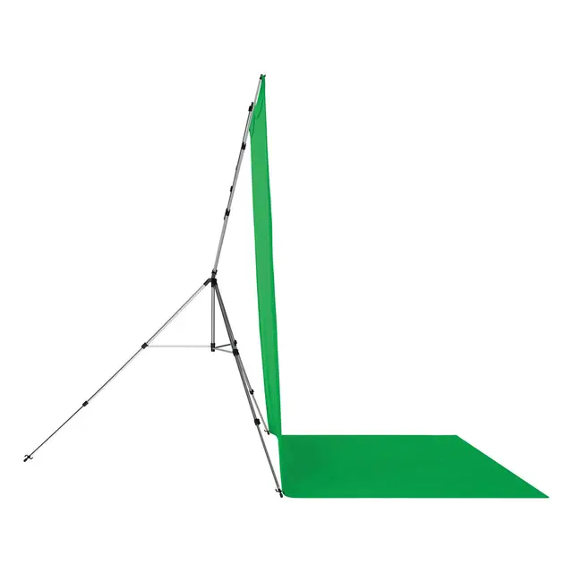 Westcott X-Drop Pro Bakgrunn Kit 8x13 Chroma-Key Green Screen m/slep. 2,4 x 4m 