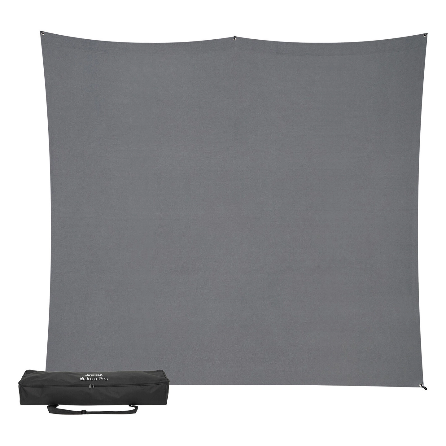 Westcott X-Drop Pro Bakgrunn Kit 8x8 2,4 x 2,4 m Neutral Gray