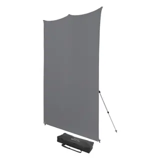 Westcott X-Drop Pro Bakgrunn Kit 8x8 2,4 x 2,4 m Neutral Gray