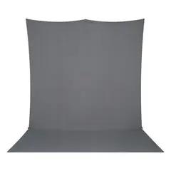 Westcott X-Drop Pro Bakgrunn 8x13 Grå 2,4 x 4 m Neutral Gray  m/slep