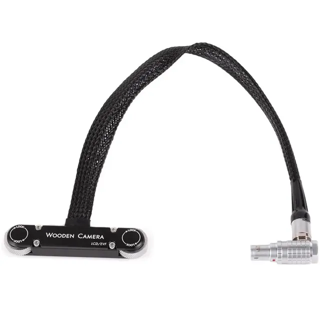 Wooden Camera RED Male Pogo to Male LEMO LCD | EVF CABLE 12" RED DSMC2 