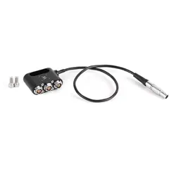 Wooden Camera - 1 to 3 Mini Power Splitt 2-Pin LEMO Str&#248;m splitter