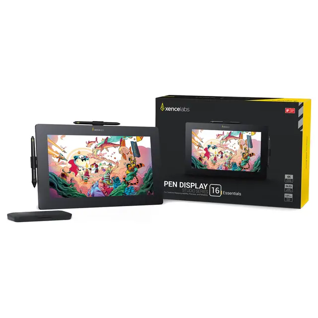 Xencelabs Pen Display 16 Essentials Portabelt 4K OLED tegnebrett 