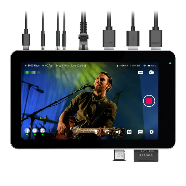YoloBox Mini Portable Multicam Live Streaming Studio 