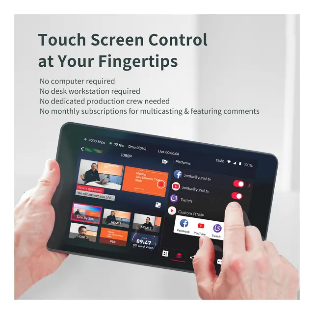 YoloBox Pro 8" LCD Live Streaming Studio 