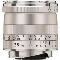 Zeiss Biogon T* 25mm f/2.8 ZM sølv til Leica M