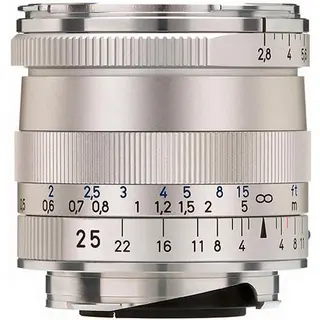 Zeiss Biogon T* 25mm f/2.8 ZM s&#248;lv til Leica M