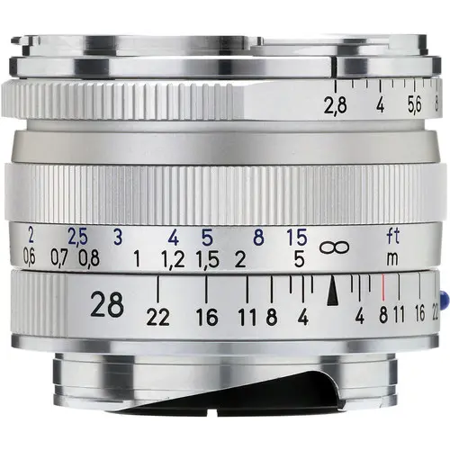 Zeiss Biogon T* 28mm f/2.8 ZM sølv 