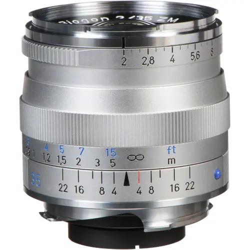 Zeiss Biogon T* 35mm f/2 ZM sølv 