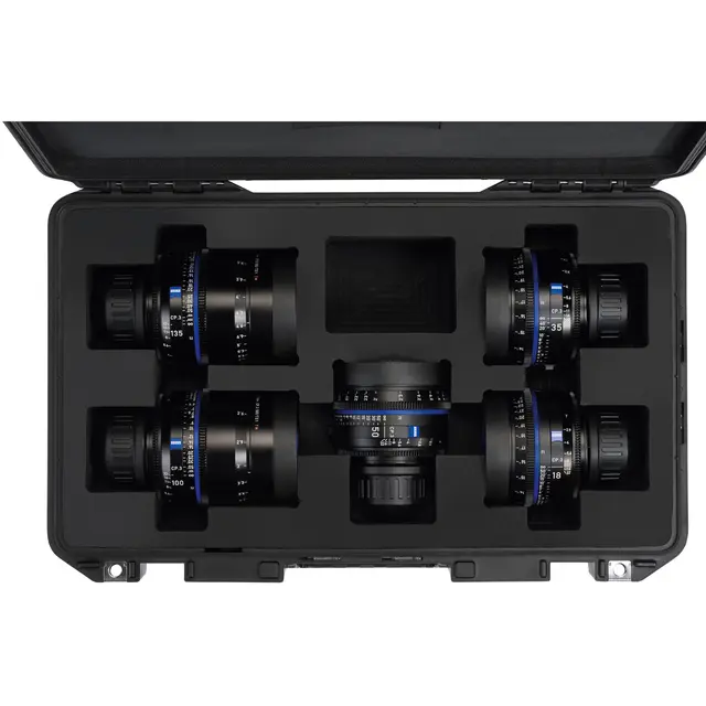 Zeiss CP3 Transport Case 5 Koffert til 5 stk CP.3 objektiver 