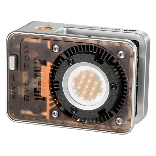 Zhiyun LED Molus X60 COB Light RGB Pro 60W LED RGB m/ 2stk Batt + reflektor 