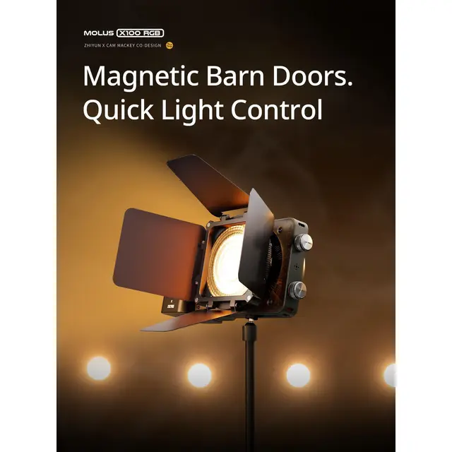 Zhiyun Molus LED X100RGB Pro COB Light 100W. 2700-10000K 