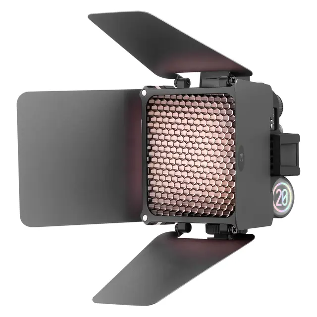 Zhiyun Fiveray M20 Combo Pocket KIT Kompakt 20W LED lys m/Låvedør/Grid 