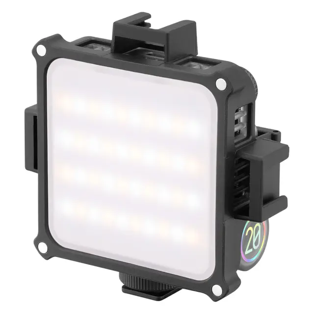 Zhiyun Fiveray M20 Combo Pocket KIT Kompakt 20W LED lys m/Låvedør/Grid 