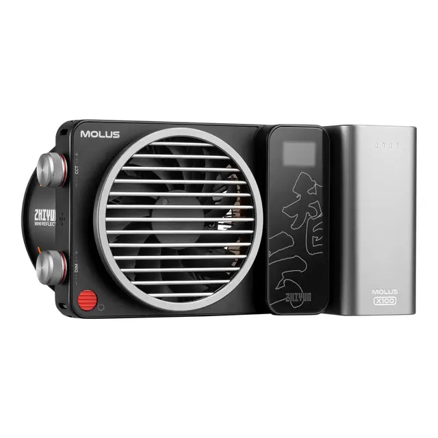 Zhiyun LED Molus X100 COB Bi-C. Pro 100W LED Bi-Color m/Batteri + reflektor 
