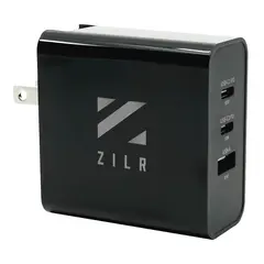 ZILR 65W AC Wall Charger with USB Type-C Power Delivery