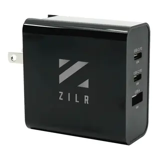 RETUR ZILR 65W AC Wall Charger with USB Type-C Power Delivery