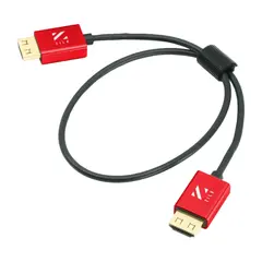 ZILR Ultra High Speed HDMI Kabel 50cm Ethernet/Hyper-Thin 8Kp60 Secure Type-A
