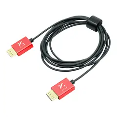 ZILR Ultra High Speed HDMI Kabel 2m Ethernet/Hyper-Thin 8Kp60 Secure Type-A