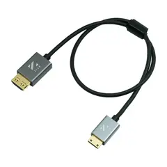 ZILR High Speed HDMI Secure Kabel 45cm 4Kp60 Hyper-Thin Type-A Full-Type-C Mini