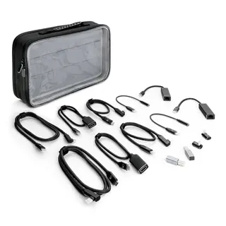 ZILR USB-C Cable Kit In Peekaboo Organiser Bag