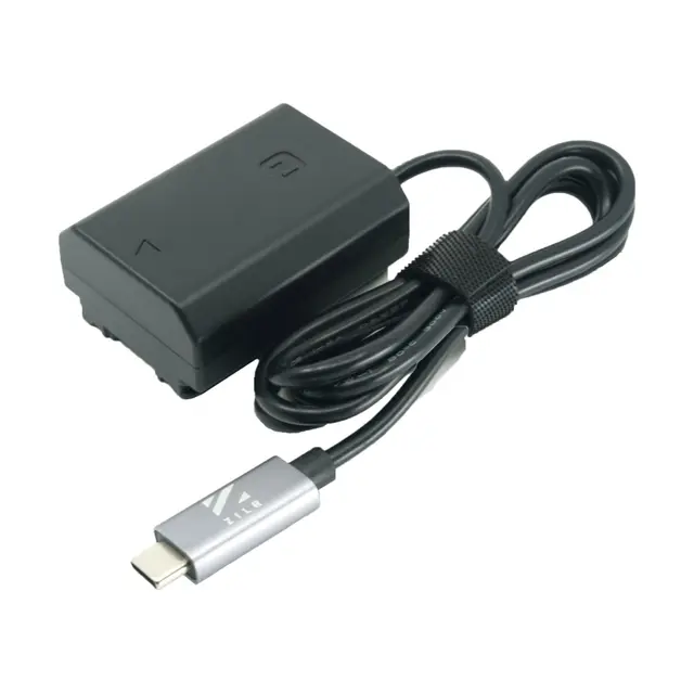 ZILR USB-C to Sony NP-FZ100 Sony FZ100 Battery Power Adapter 