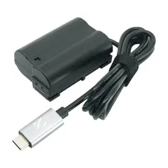 ZILR USB-C to Nikon EN-EL15 Nikon EL-15 Battery Power Adapter