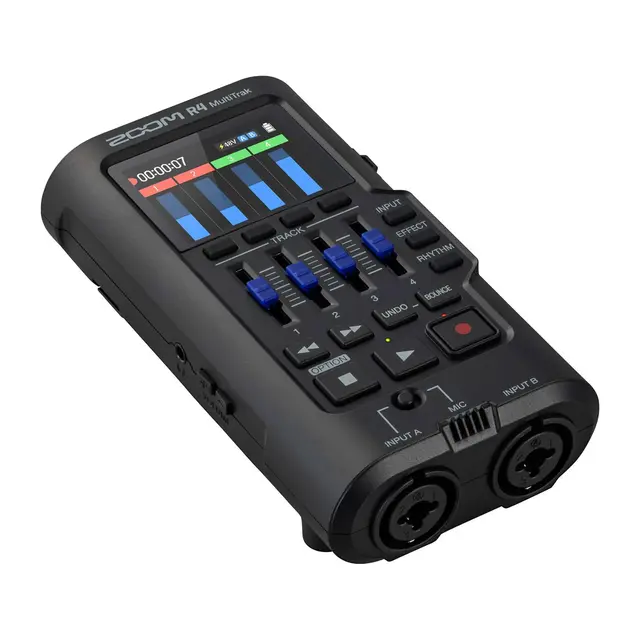 Zoom R4 MultiTrak 4-track 32bit Recorder Multitrack-opptaker med 32-Bit Float 