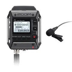 Zoom F1-LP Field Recorder + Lavalier Mic