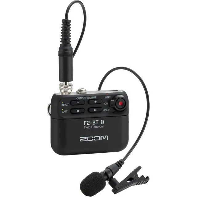 Zoom F2-BT Ultrakompact Field Recorder Bluetooth-aktivert 