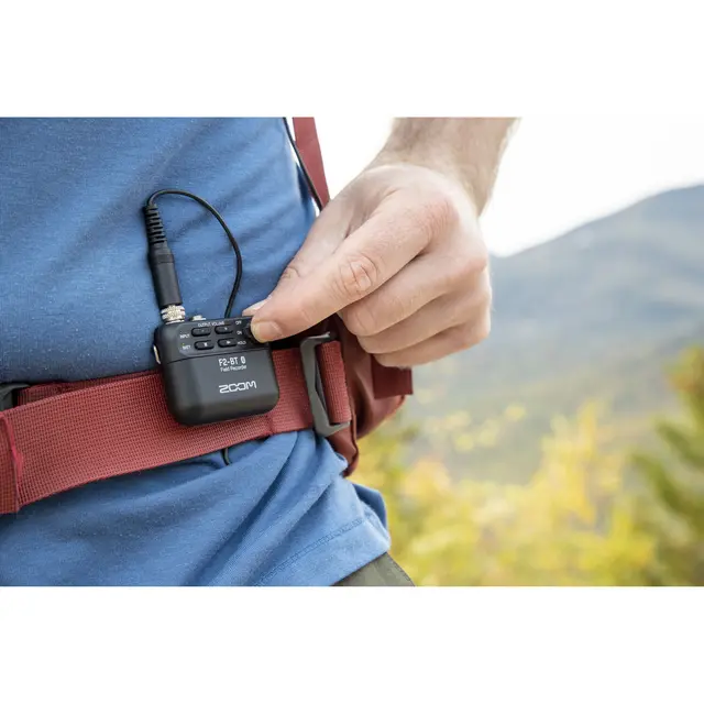 Zoom F2-BT Ultrakompact Field Recorder Bluetooth-aktivert 