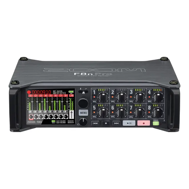 Zoom F8n Pro Multispor feltopptager 8-kanals opptager 