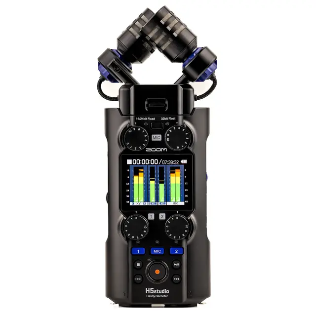 Zoom H5studio 4-kanals opptaker med 32-Bit Float 