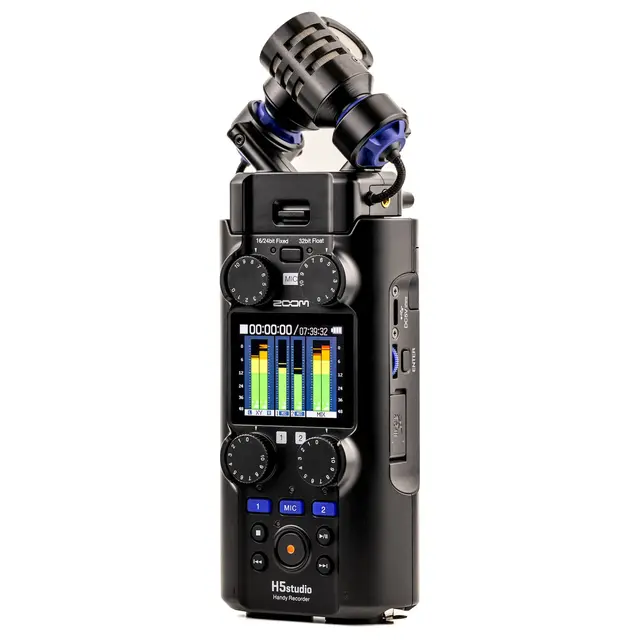 Zoom H5studio 4-kanals opptaker med 32-Bit Float 