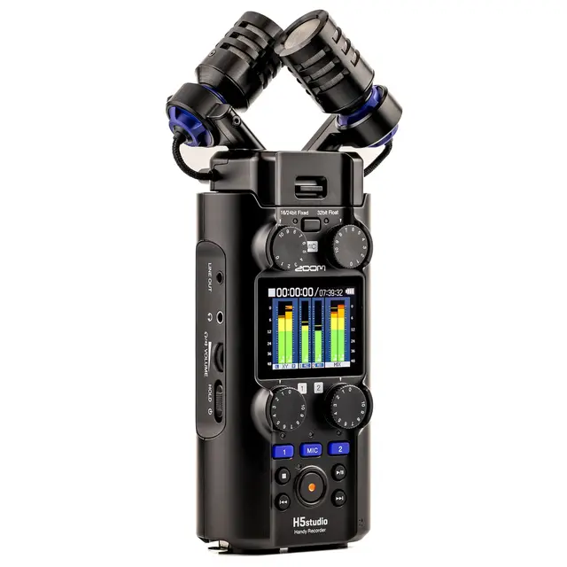Zoom H5studio 4-kanals opptaker med 32-Bit Float 