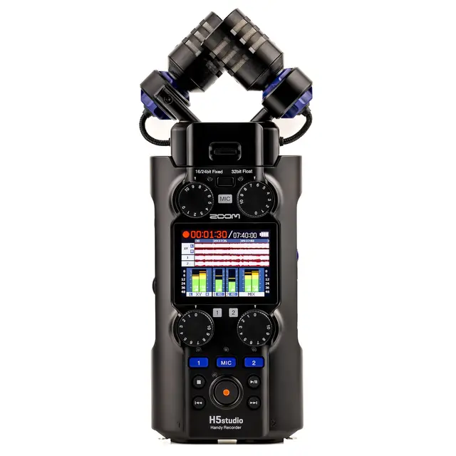 Zoom H5studio 4-kanals opptaker med 32-Bit Float 