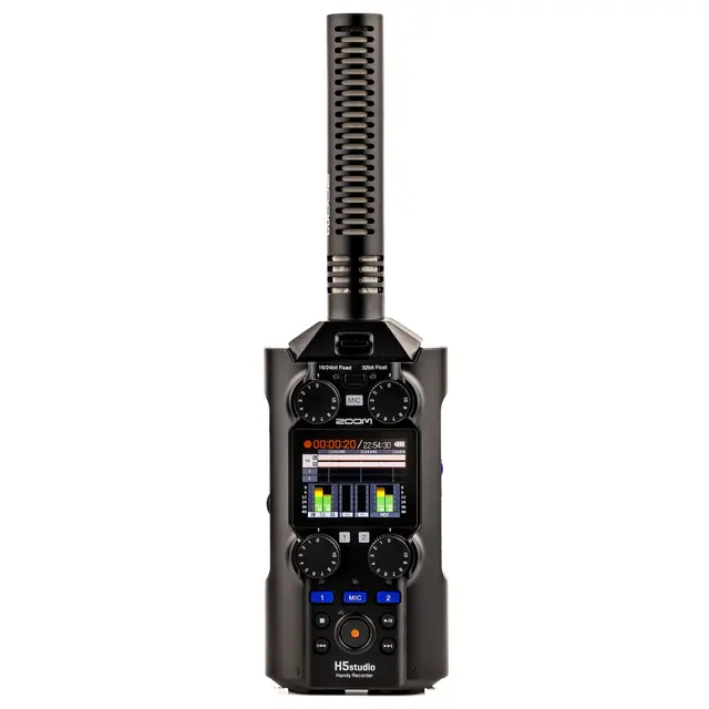 Zoom H5studio 4-kanals opptaker med 32-Bit Float 